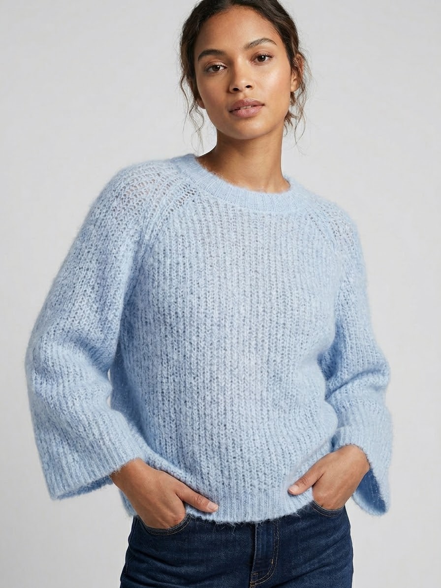 Maglione Nora Azzurro Polvere