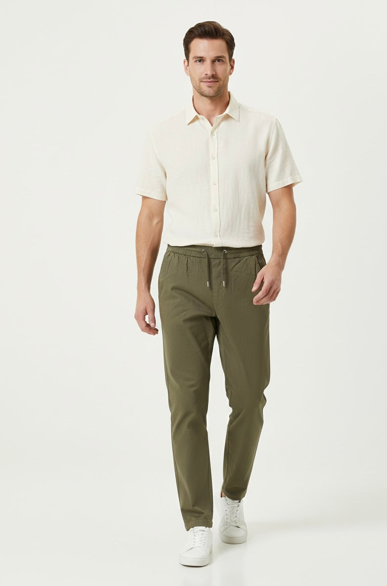 Pantalone Only and sons linus tapered verdone
