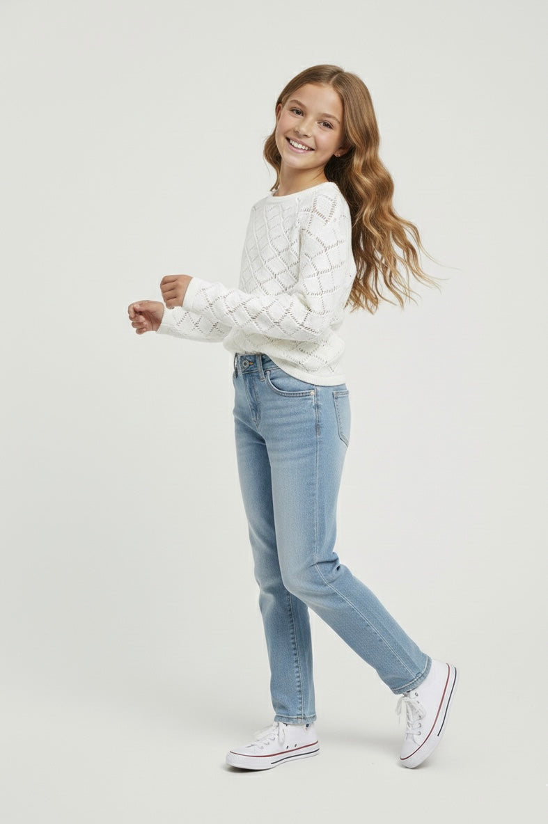 Maglioncino Yours Traforato a Rombi