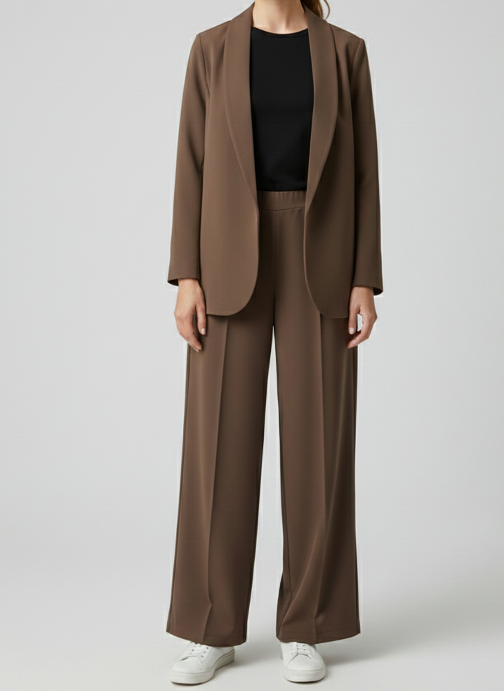 Pantalone leggero murano cioccolato