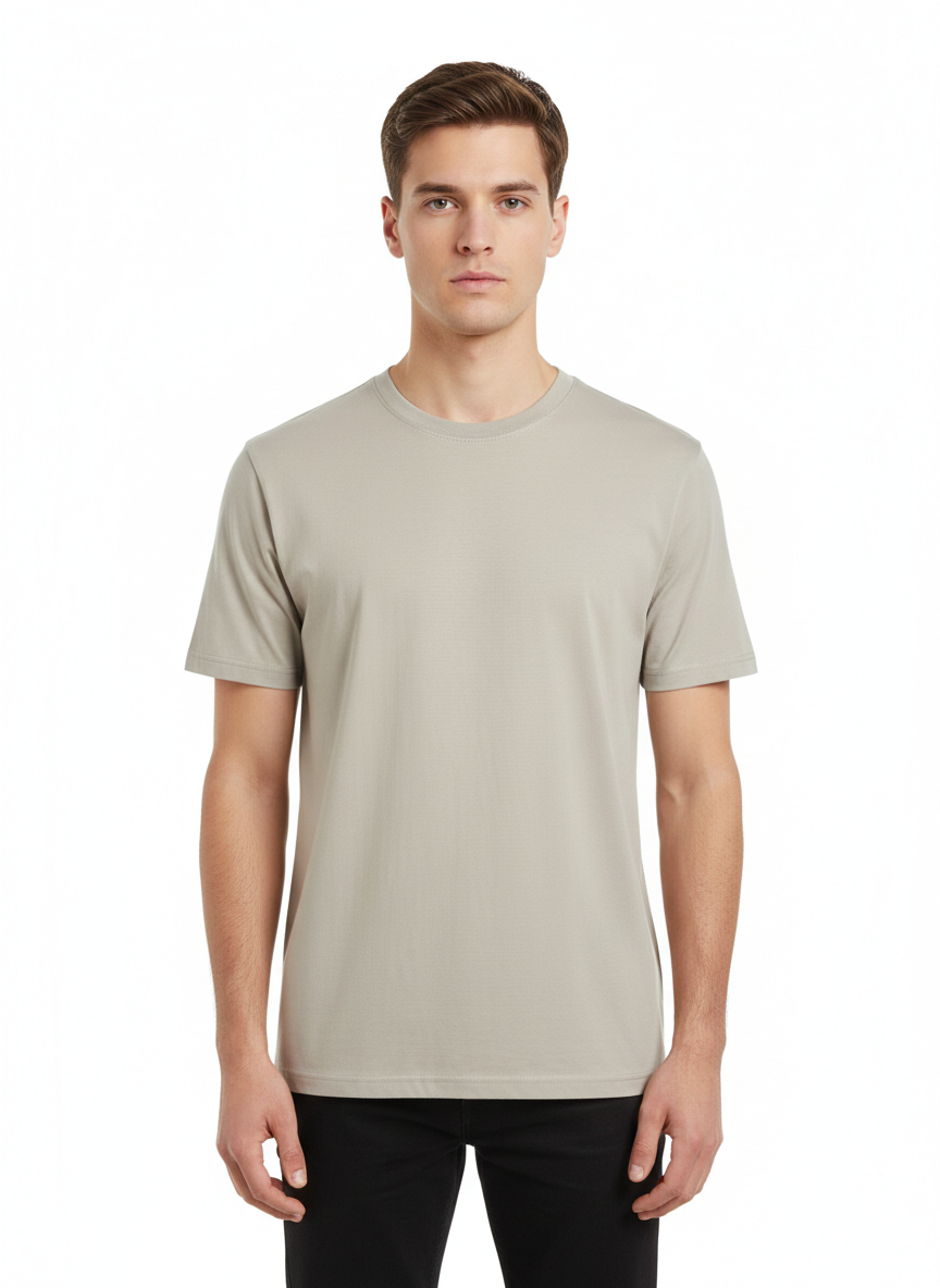 T-Shirt Essential Beige Sabbia