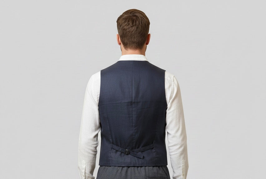 Gilet Falcade slim fit blu navy