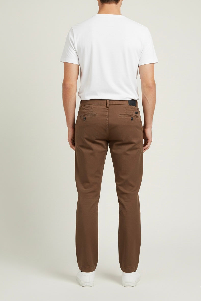 Pantalone Yildiz Slim Fit Caffe