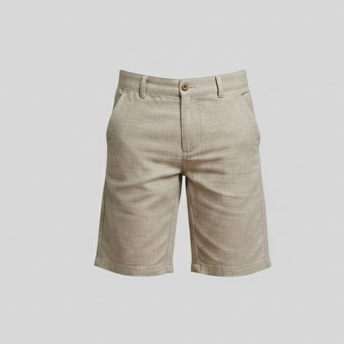 Bermuda Chino in Twill Leggero Nocciola