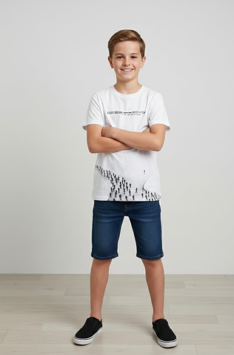 T-shirt Every Dream White Minimal Graphic