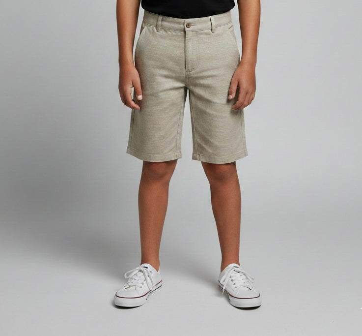 Bermuda Chino in Twill Leggero Nocciola
