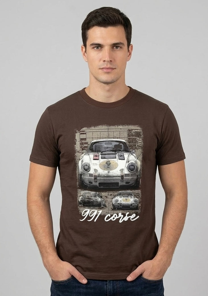 T-shirt 911 Corse Cioccolato
