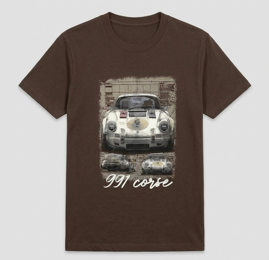 T-shirt 911 Corse Cioccolato