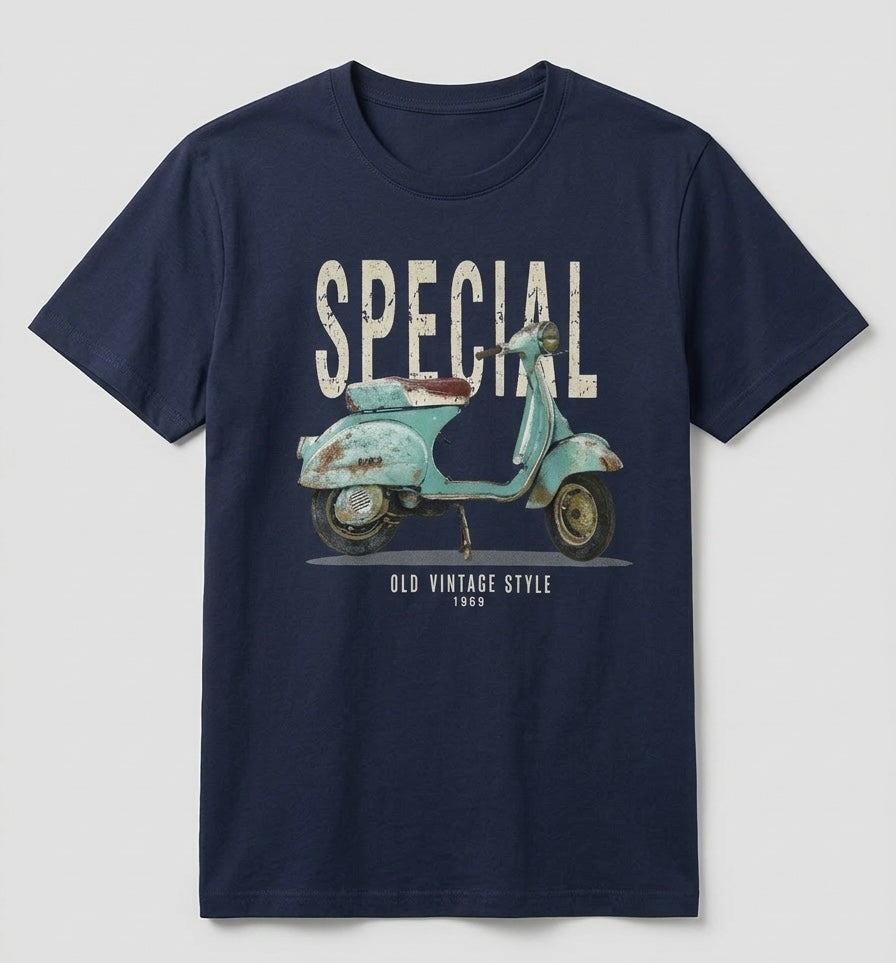 T-shirt Vespa Special Blu