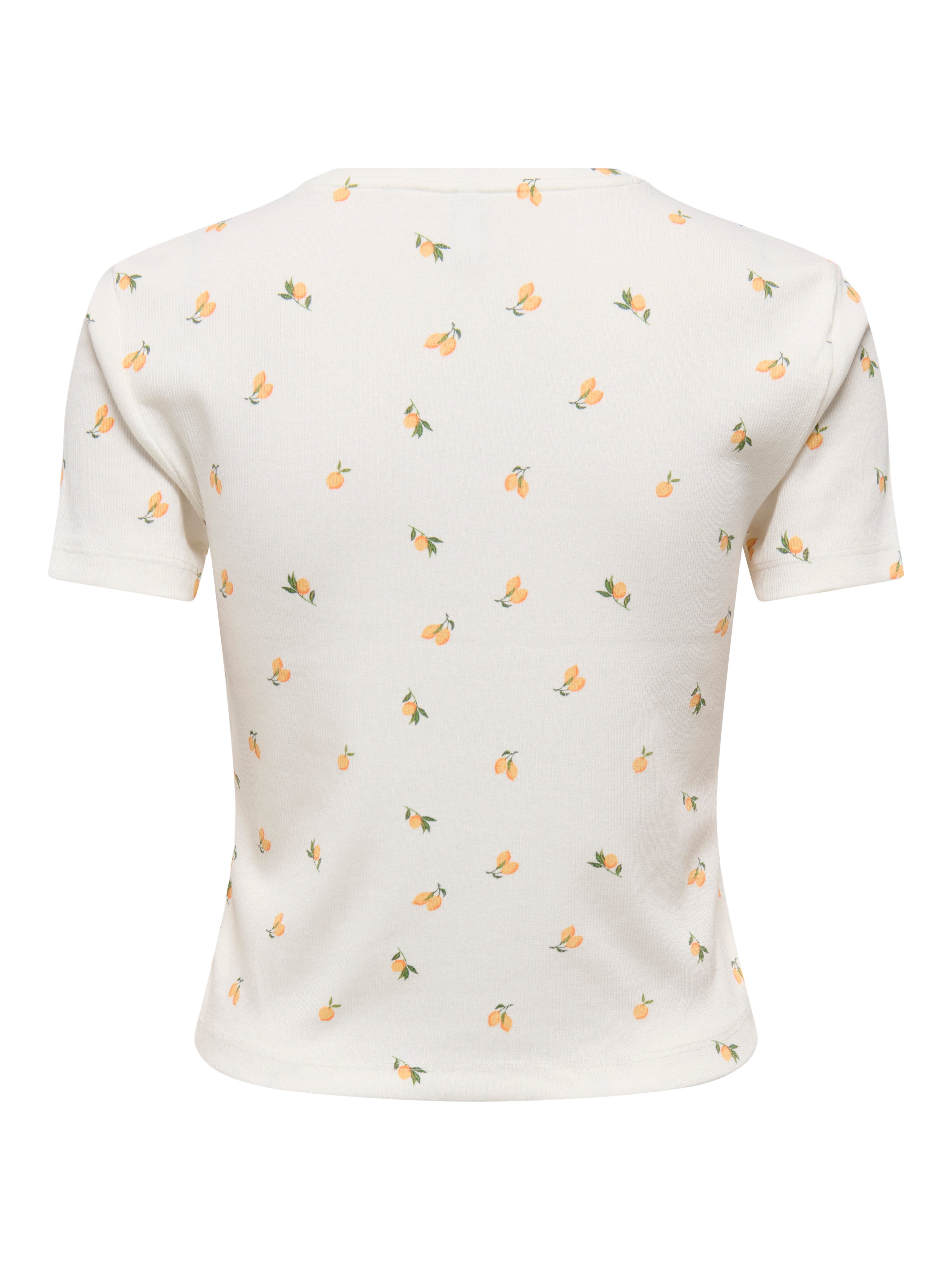 T-shirt Fenja a Costine Limone