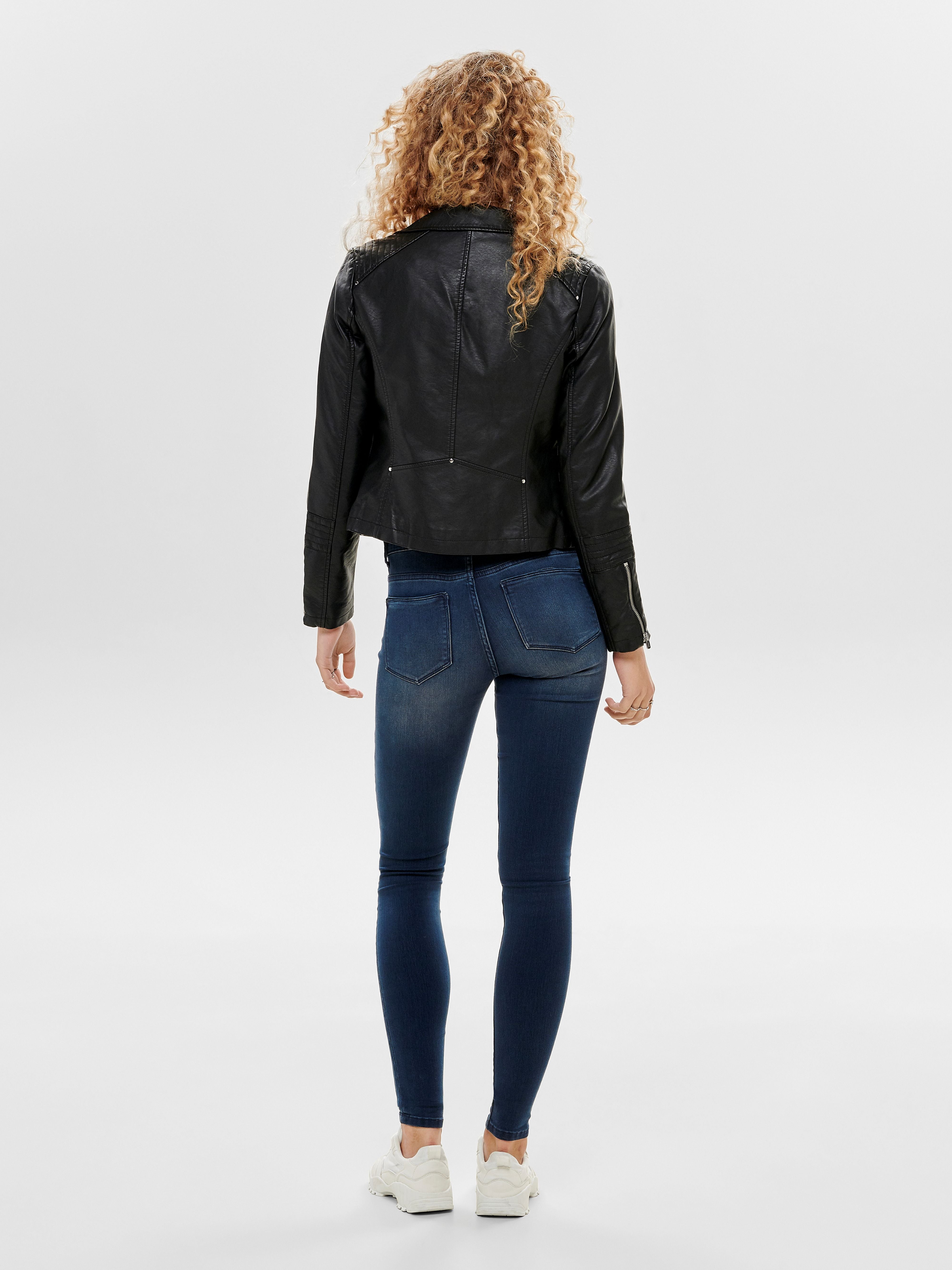 Giacca Gemma Ecopelle Nero
