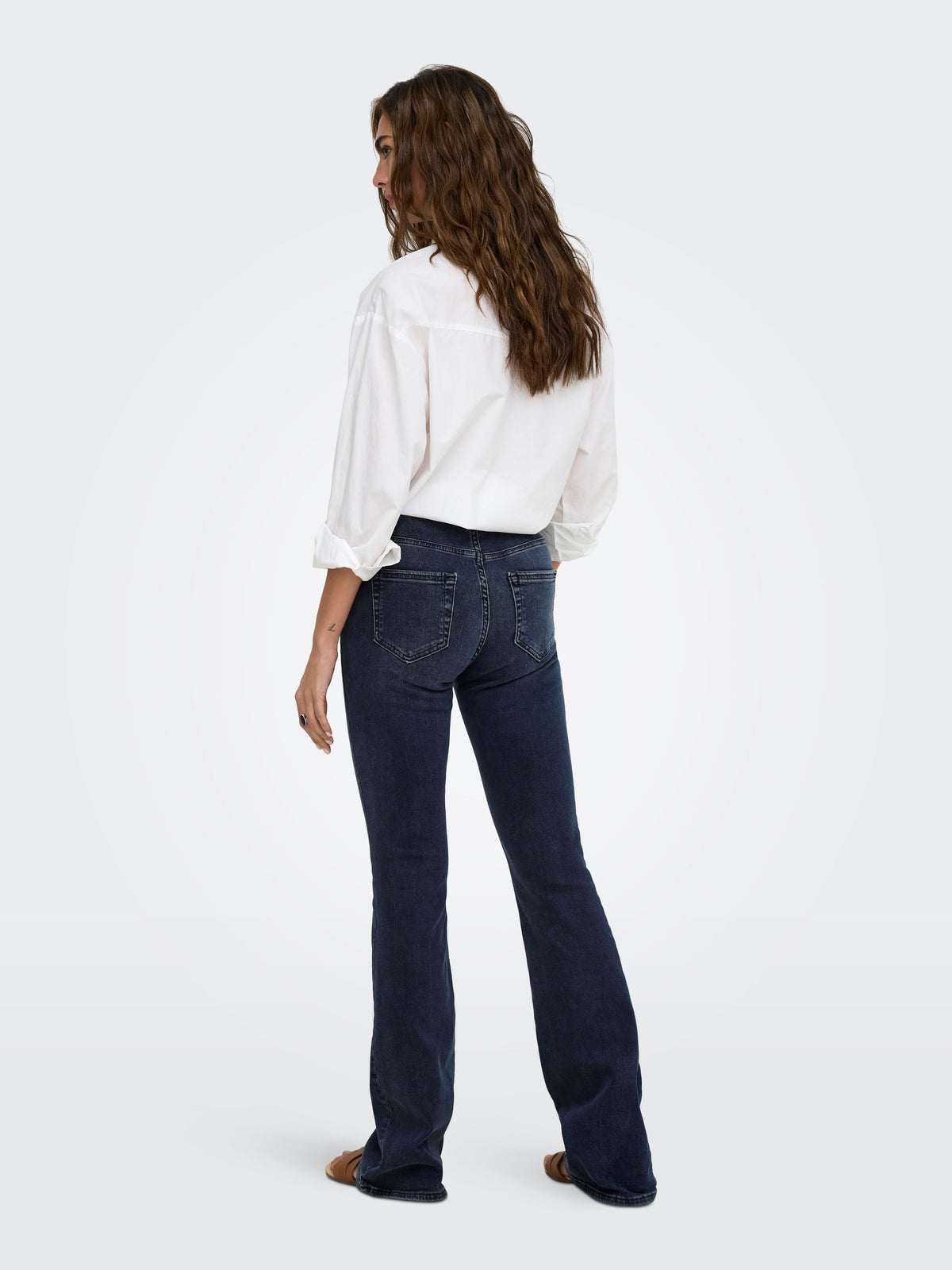 Jeans Onòy Flared Blue Black Denim