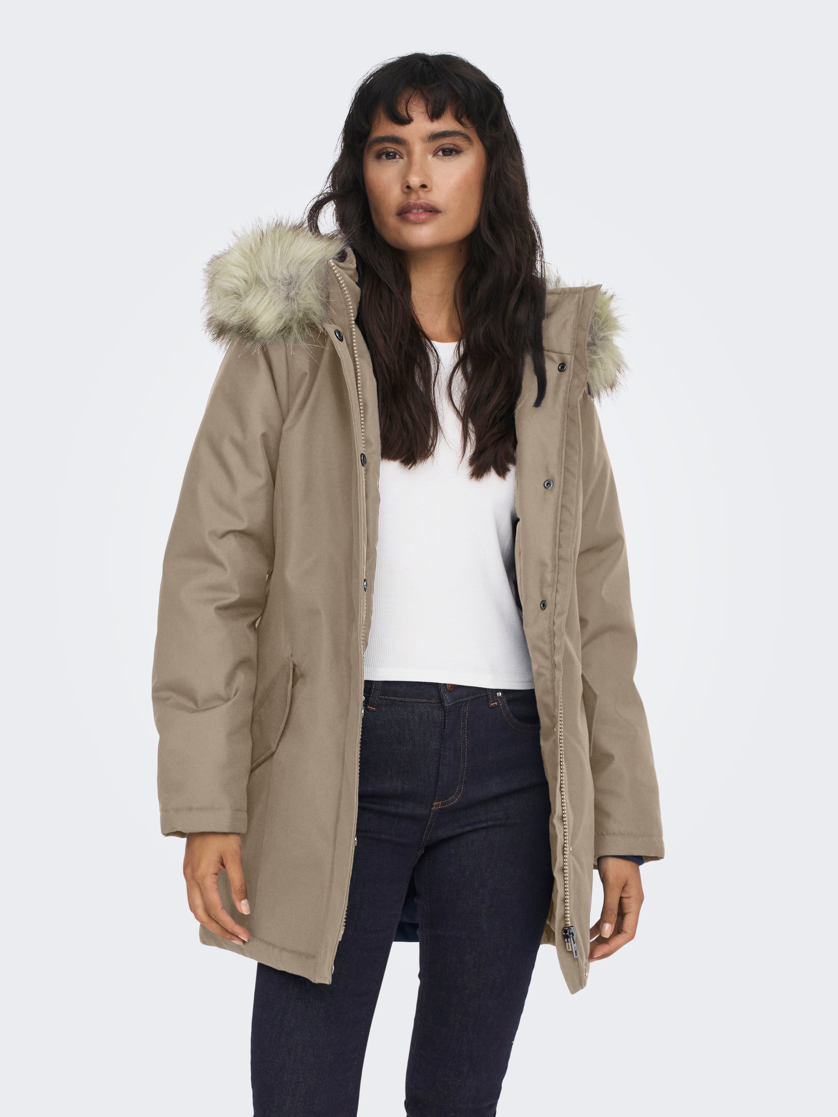 Giubbotto Parka Katy Marrone