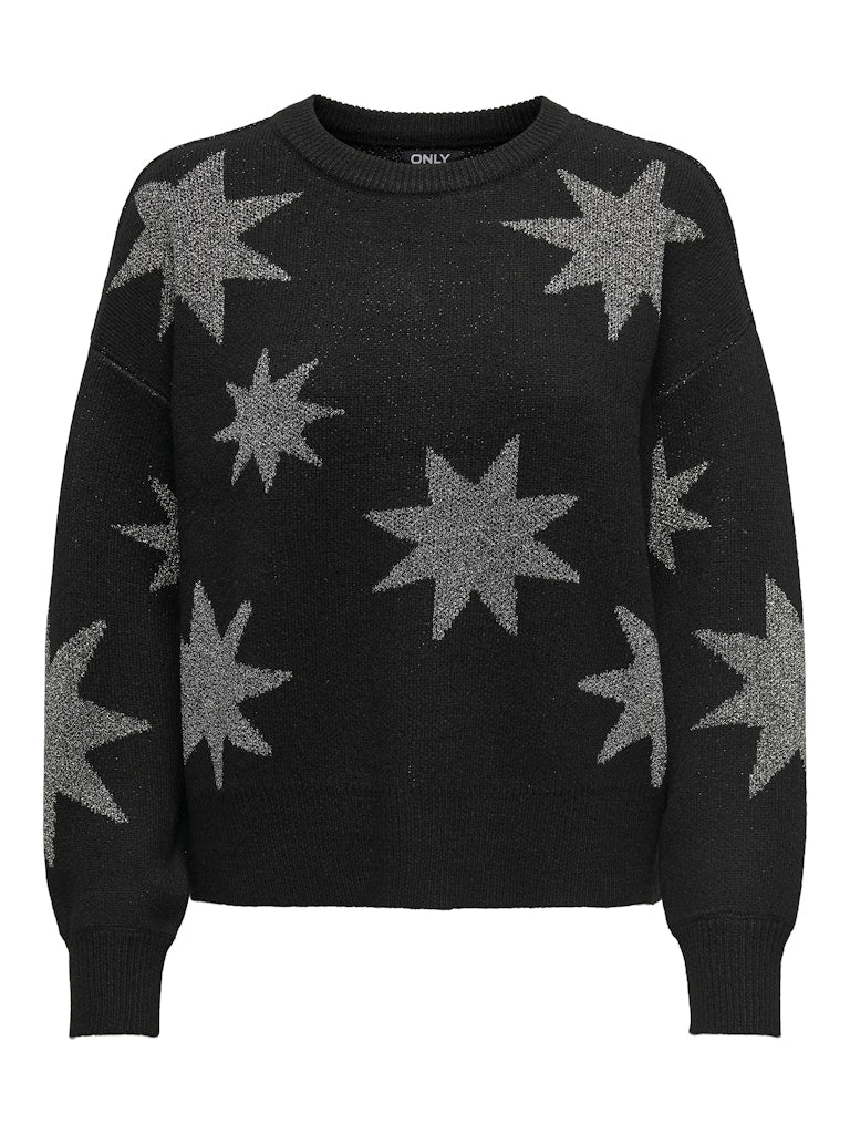Maglione Ony stelle Rosie nero