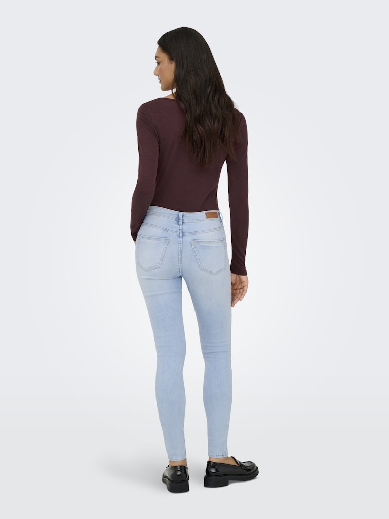 Jeans Wauw Skinny light blue denim elasticizzato