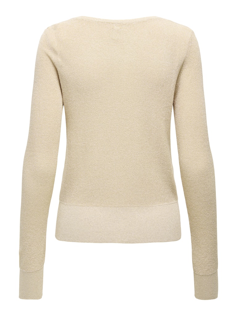 Maglioncino Only Annah mandorla glitter oro