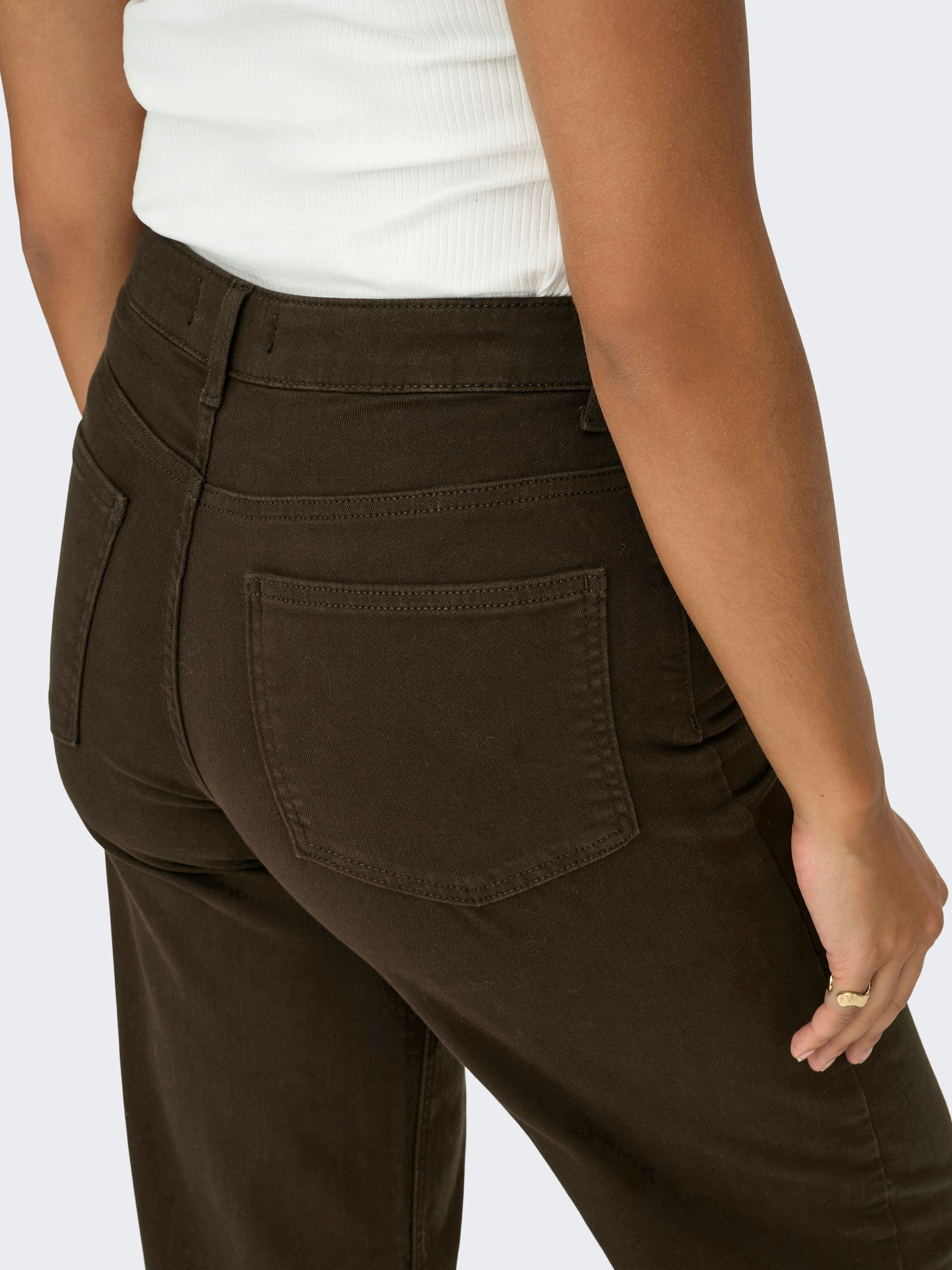 Jeans Wide Madison Marrone