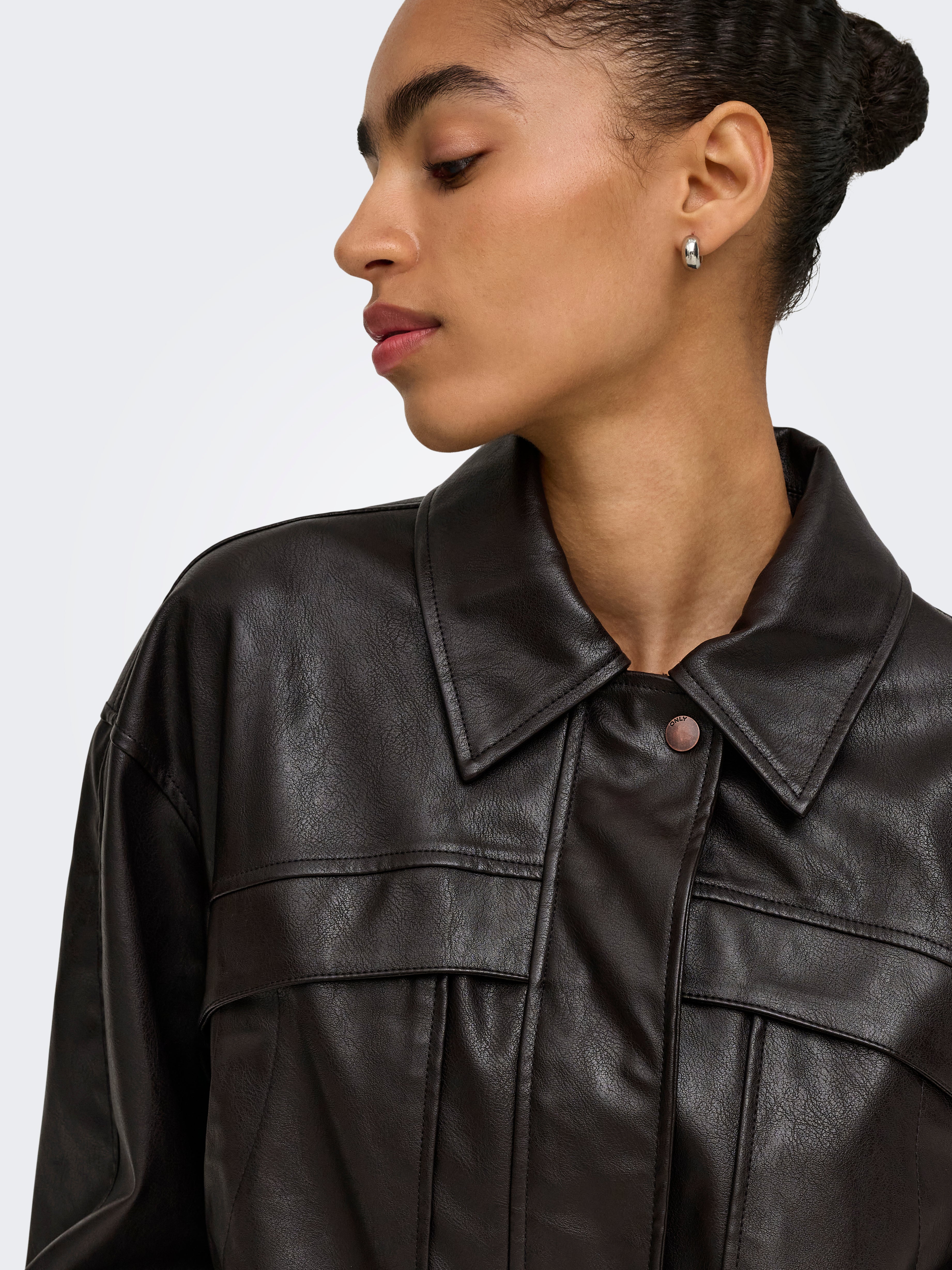 Giacca Melle Eco-Pelle Chocolate Torte Bomber