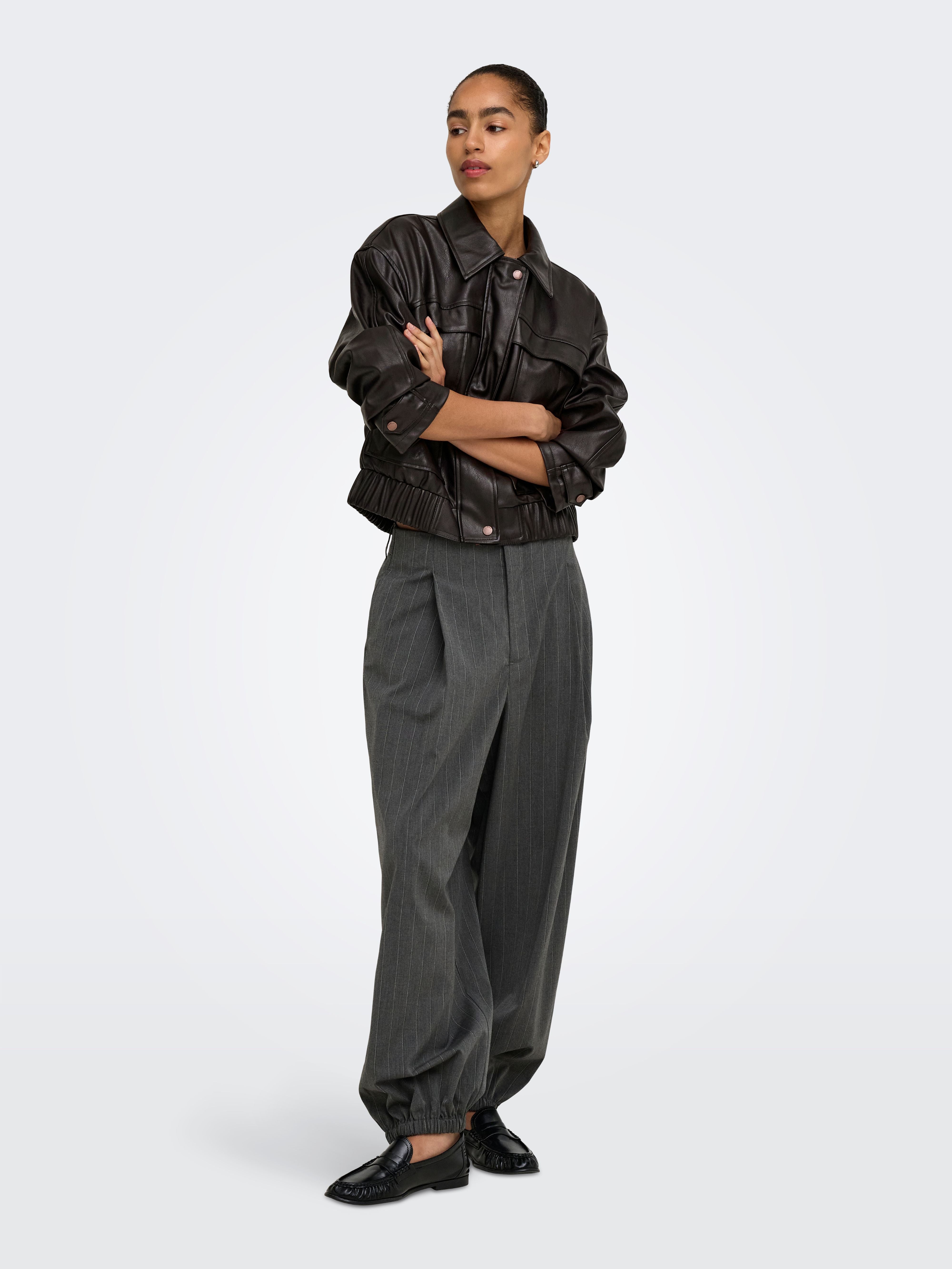 Giacca Melle Eco-Pelle Chocolate Torte Bomber