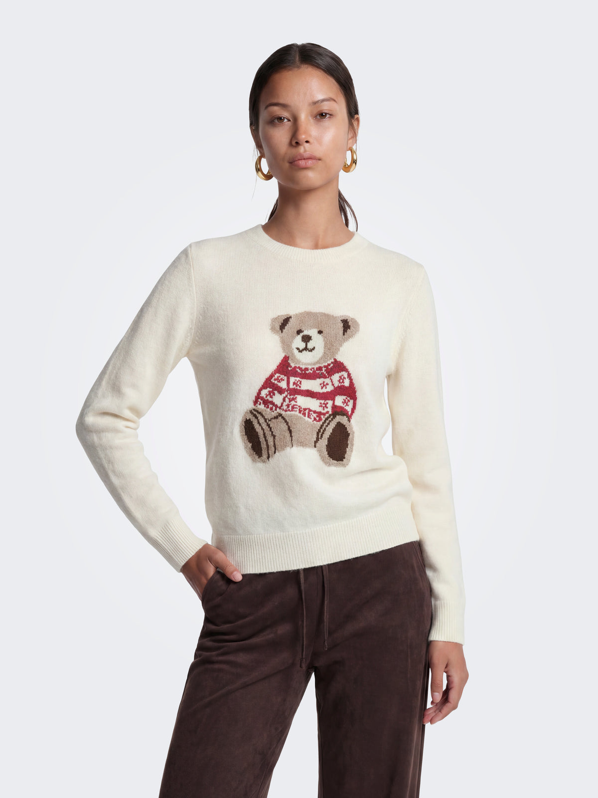 Maglione Snowbear Orsetto Panna