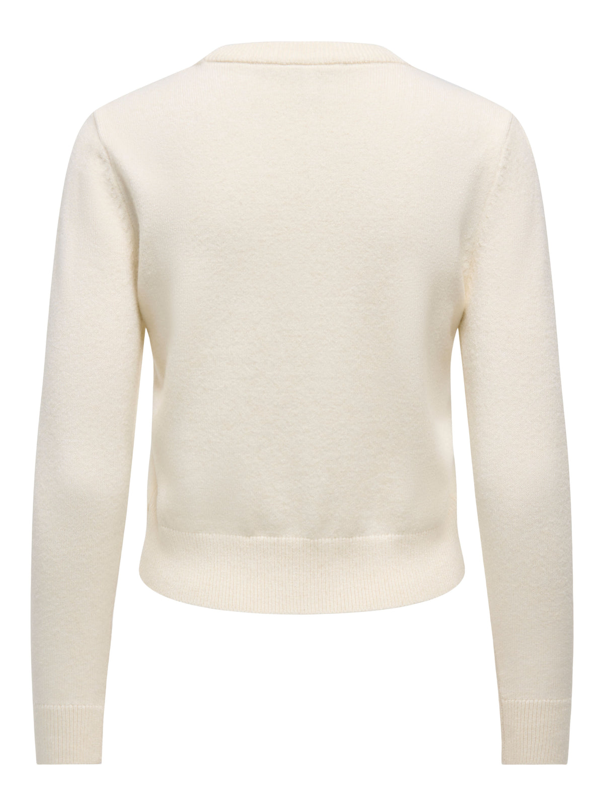 Maglione Snowbear Con Ricamo Bollicine e Paillettes Panna