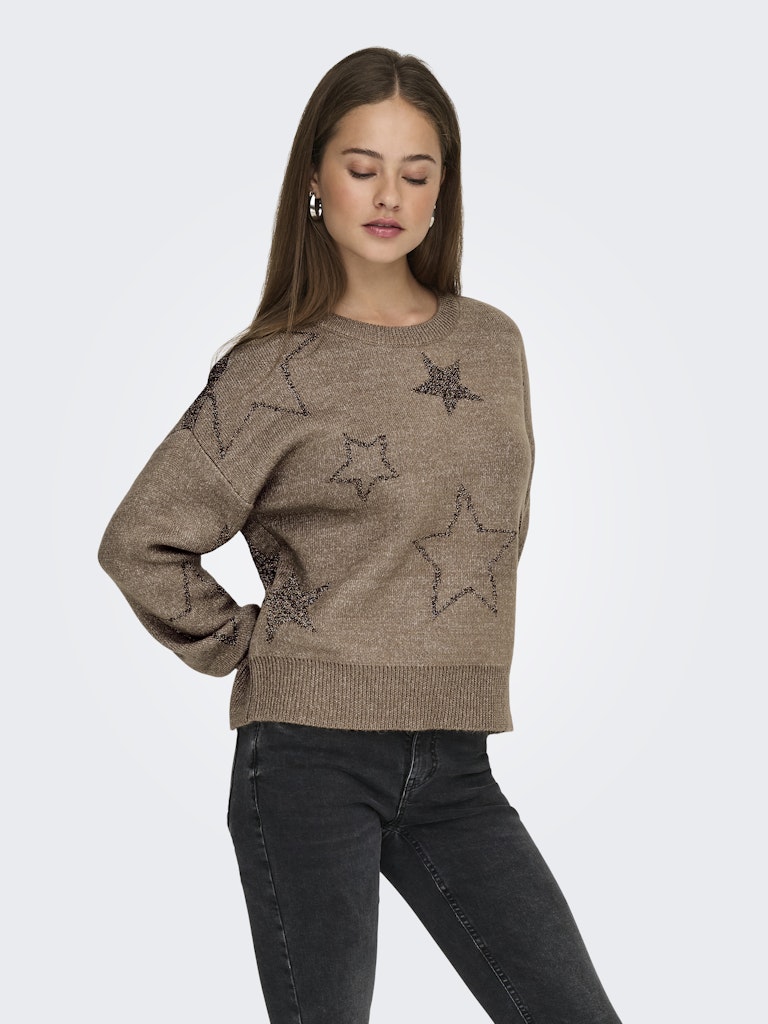 Maglione Ony stelle Rosie nocciola