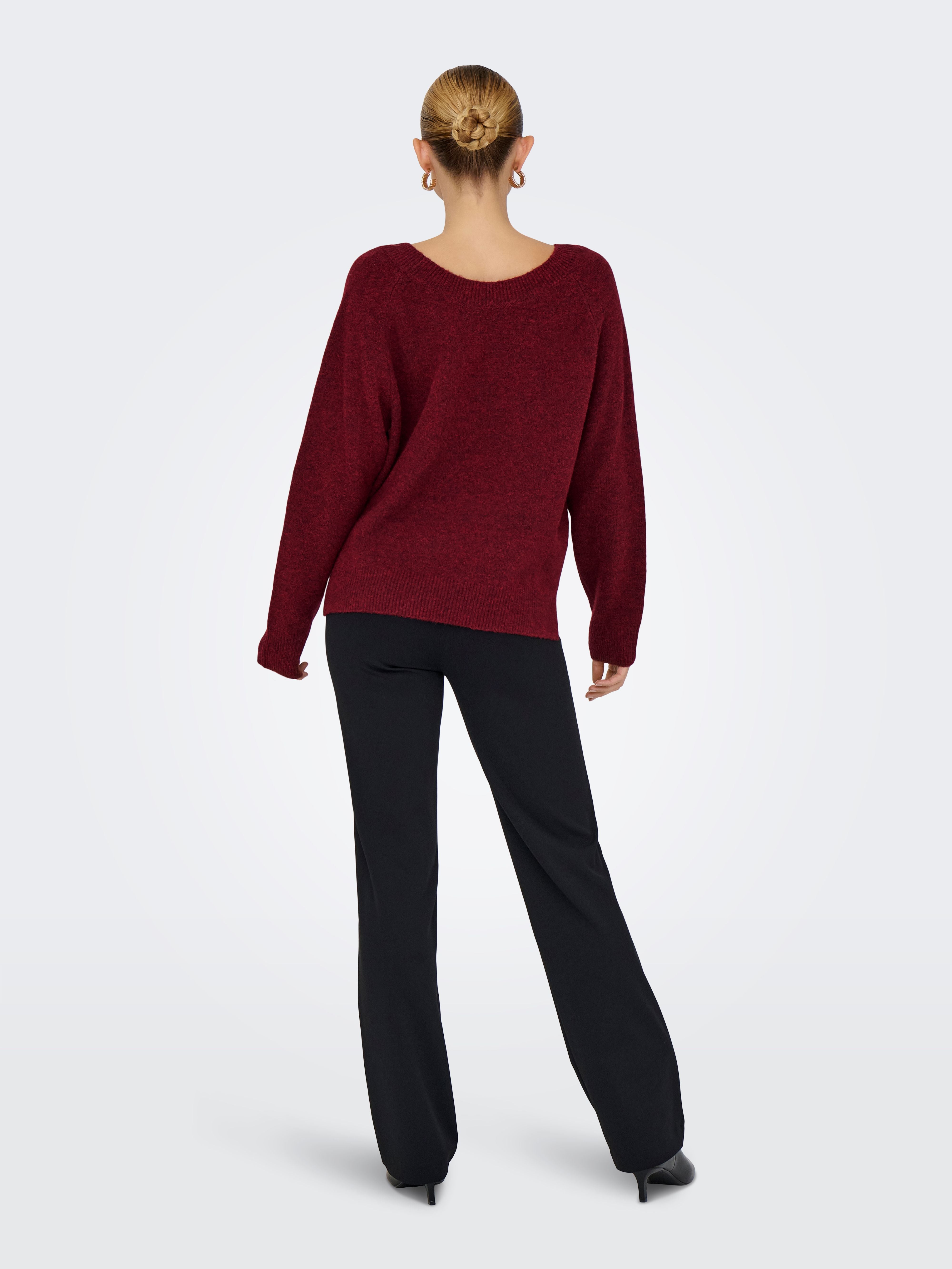 Maglione Only Rene Bordeaux