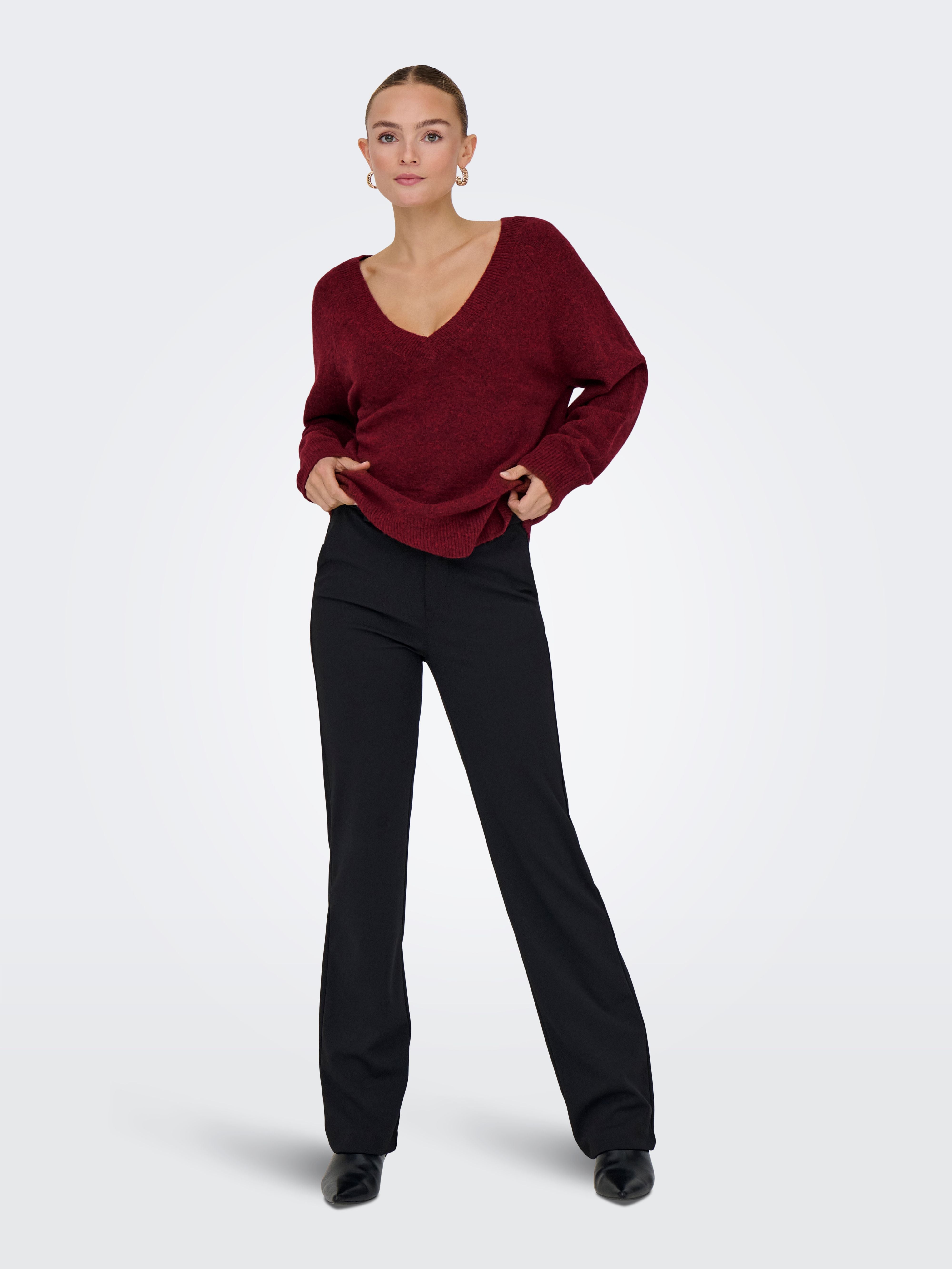 Maglione Only Rene Bordeaux