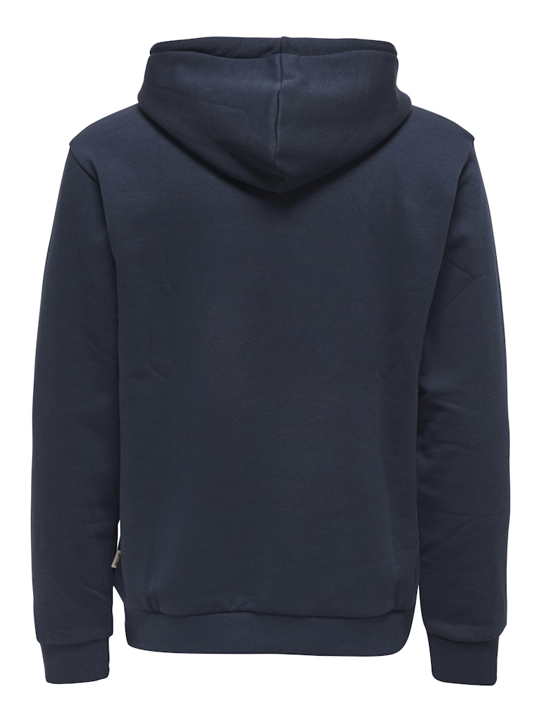 Felpa Only & Sons Basic Blu felpata