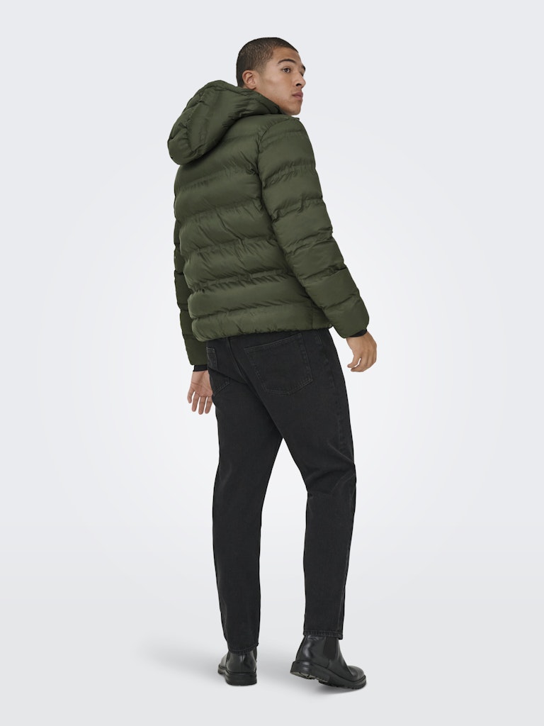 Giubbotto Only & Sons Union verde bosco