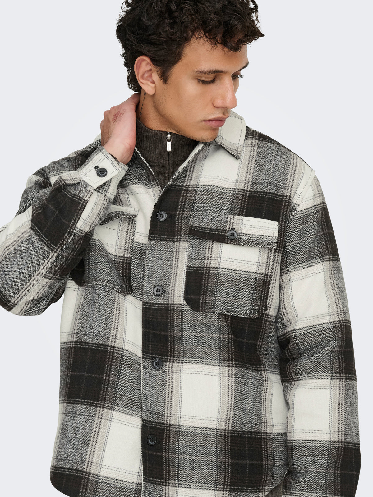 Giacca Only & Sons Zack Imbottita a Quadri