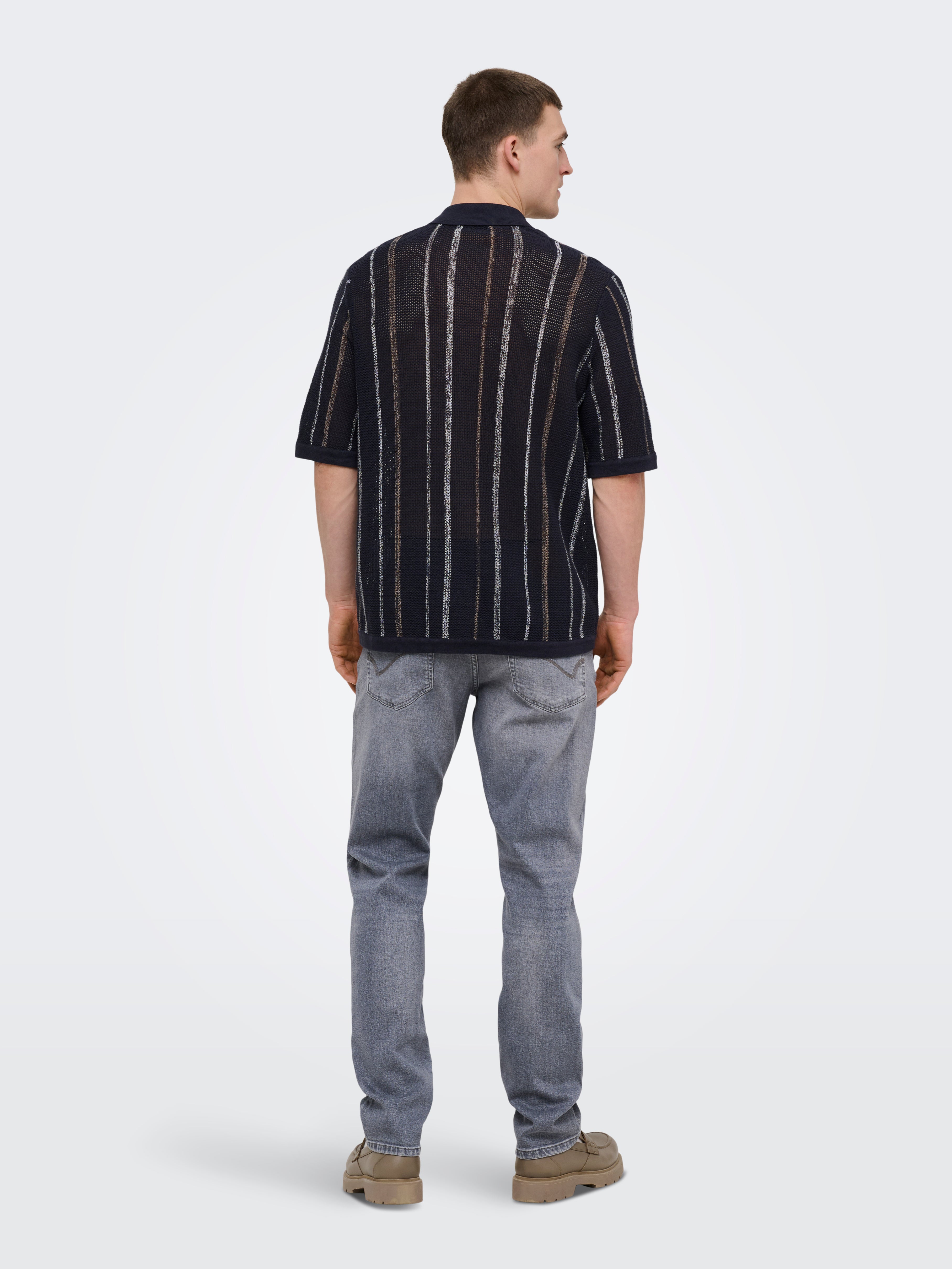Jeans Weft Regular Grigio