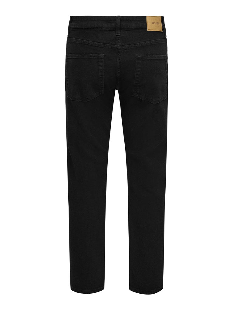 Jeans Uomo Regular Fit "WEFT Eddy" – Nero