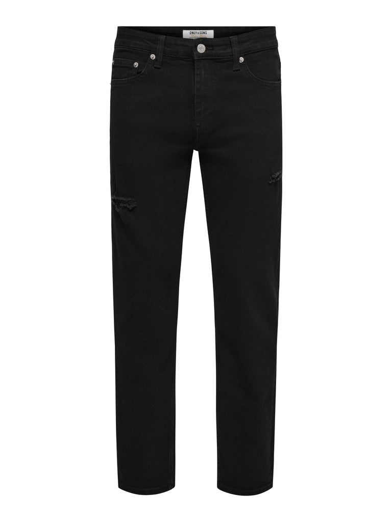 Jeans Uomo Regular Fit "WEFT Eddy" – Nero