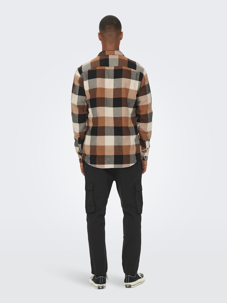 Camicia Only & Sons Max brown