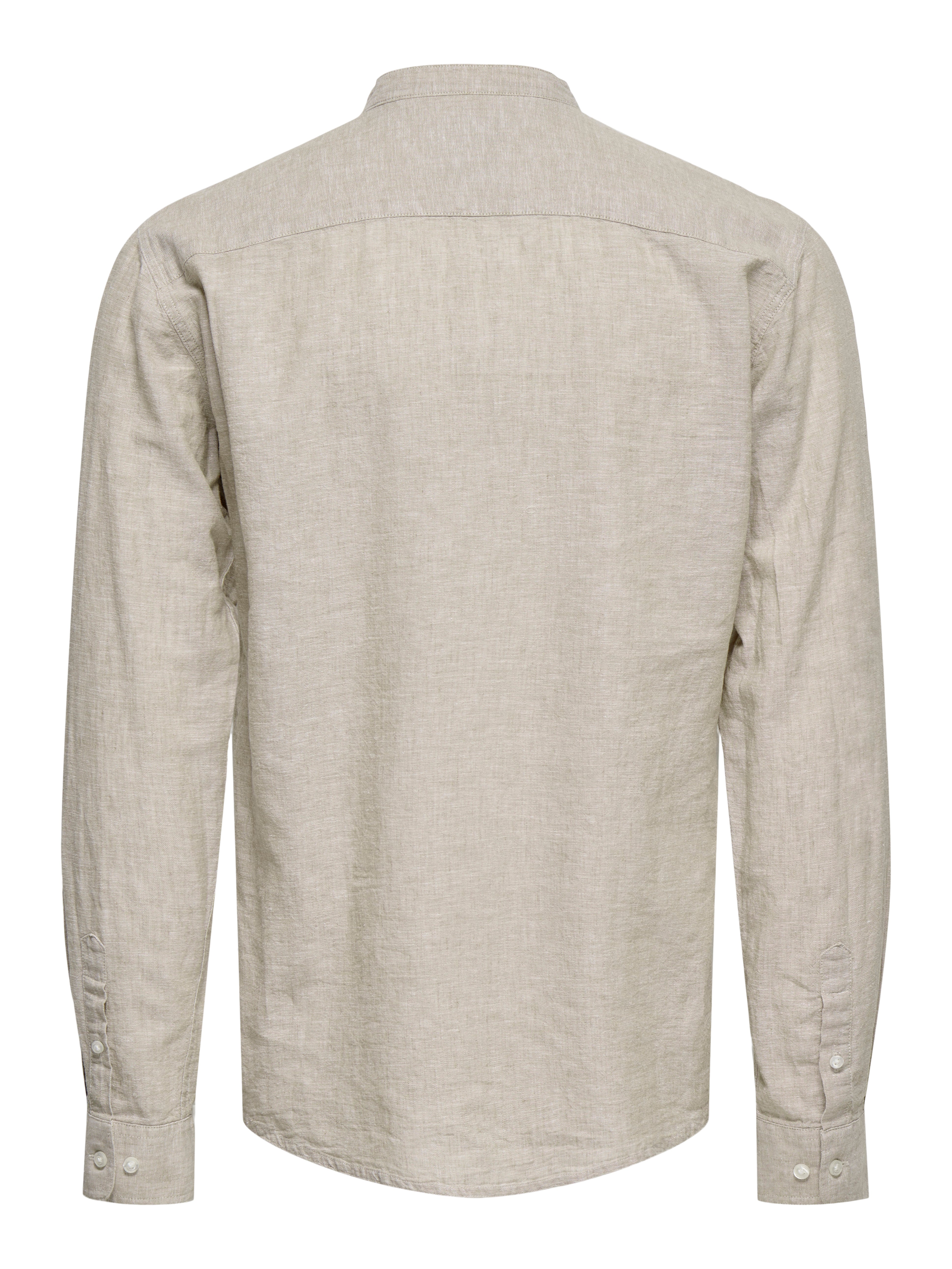 Camicia Caiden In Misto Lino Sabbia