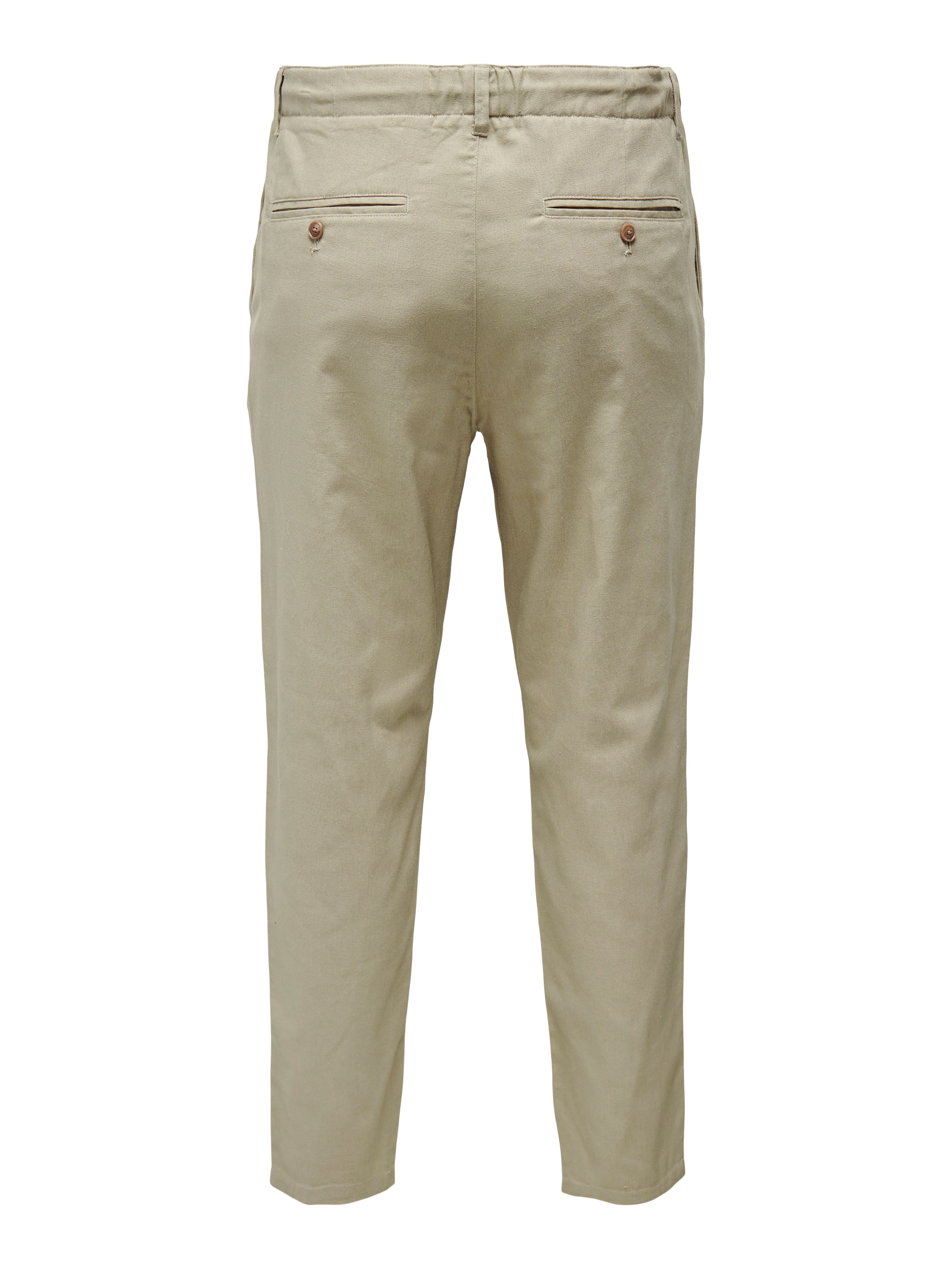 Pantalone Leo Tapered Cropped Sabbia