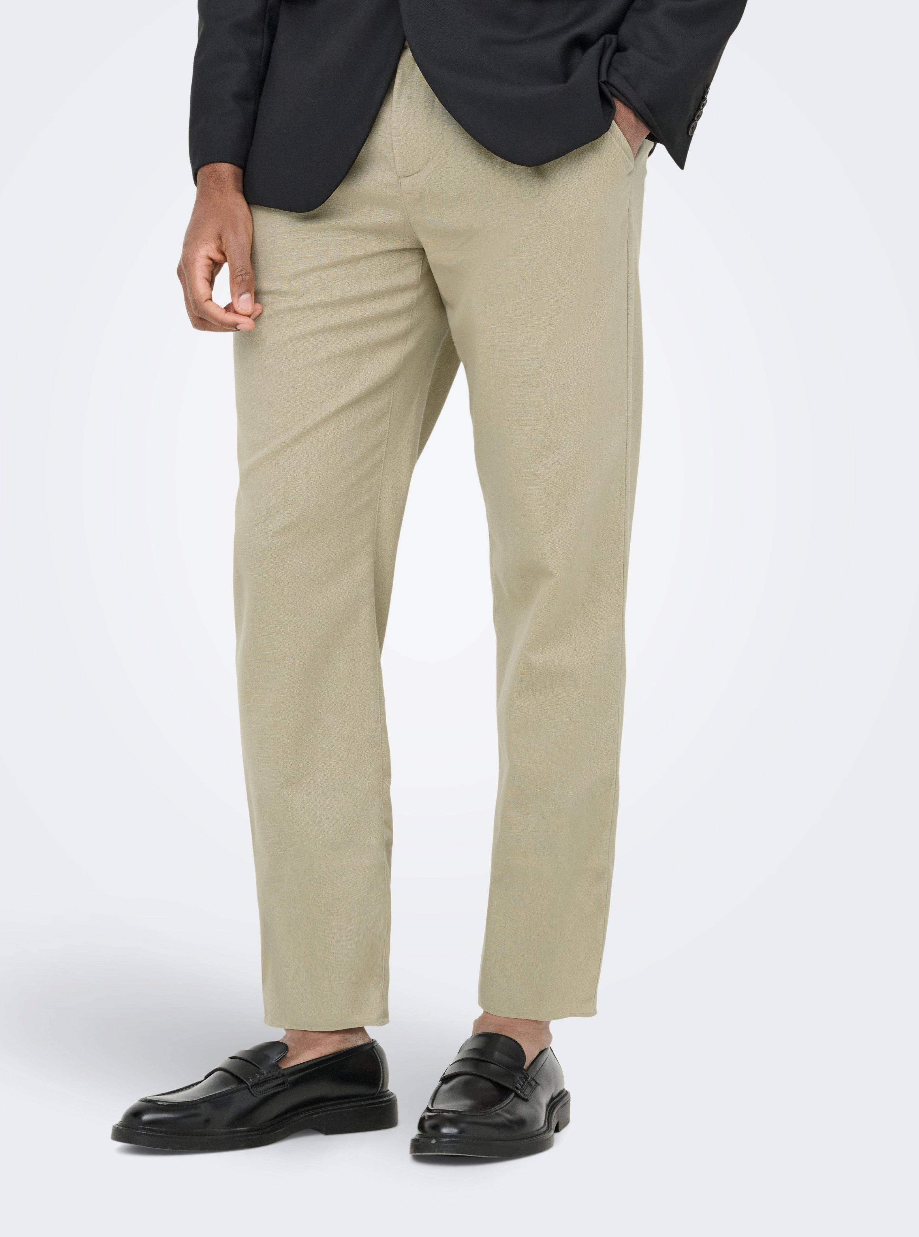 Pantalone Leo Tapered Cropped Sabbia