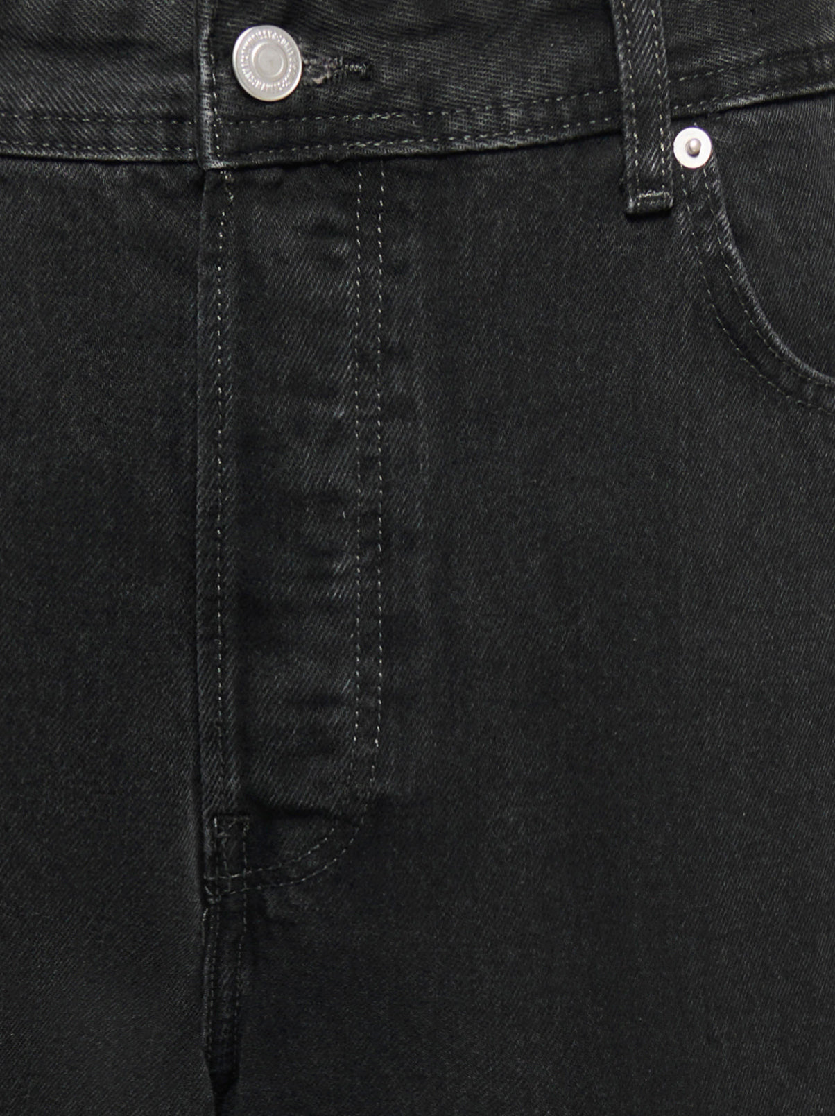 Jeans Fade Loose Fit Nero