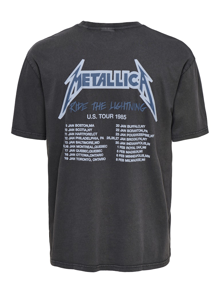 T-shirt Metallica washed grey