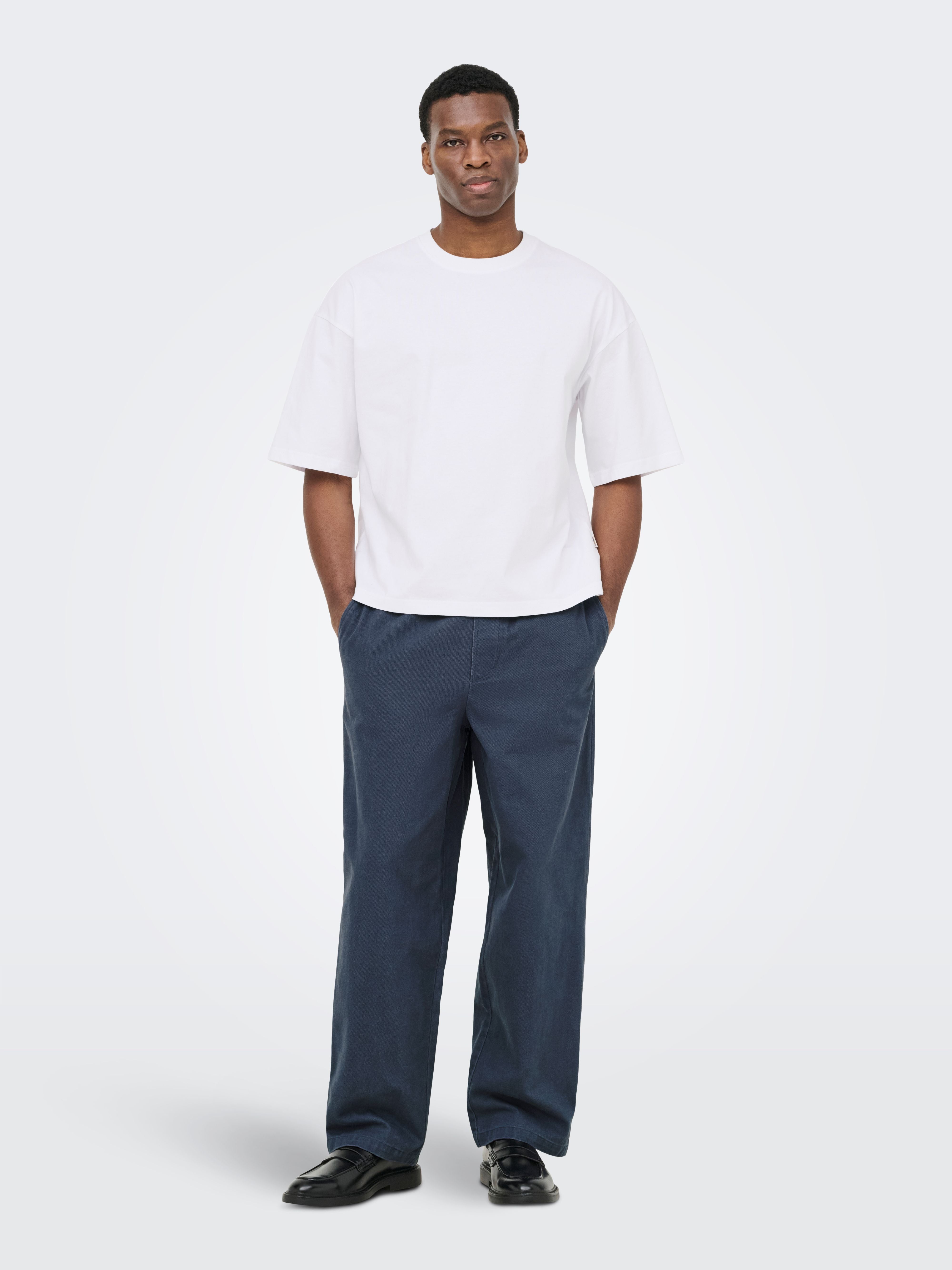 T-shirt Fred Relaxed Bianca