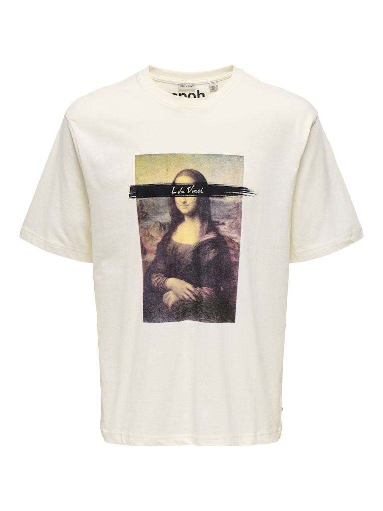 T-shirt Only & sons Monalisa bianca
