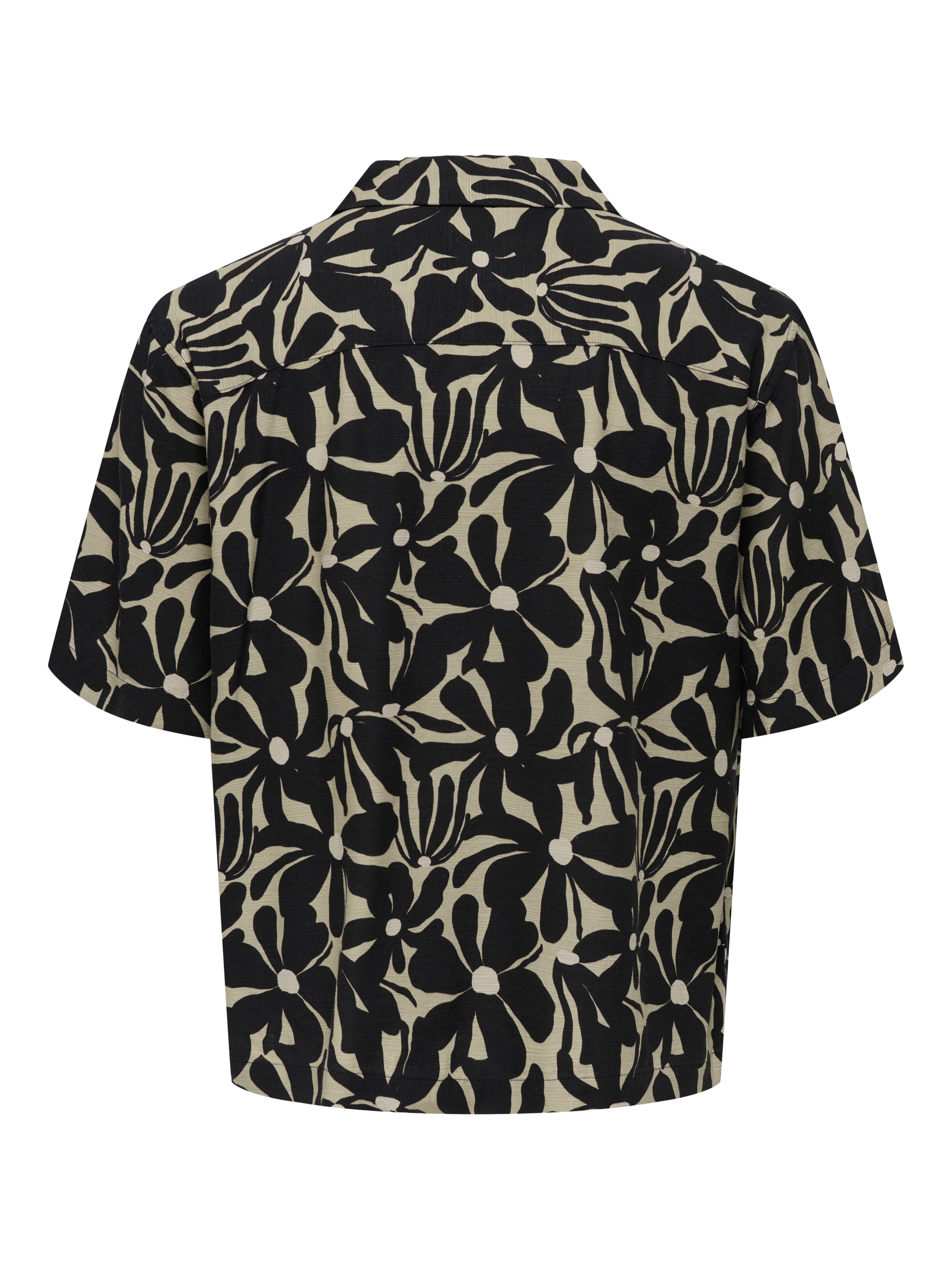 Camicia a Maniche Corte Harvi Mono Floral