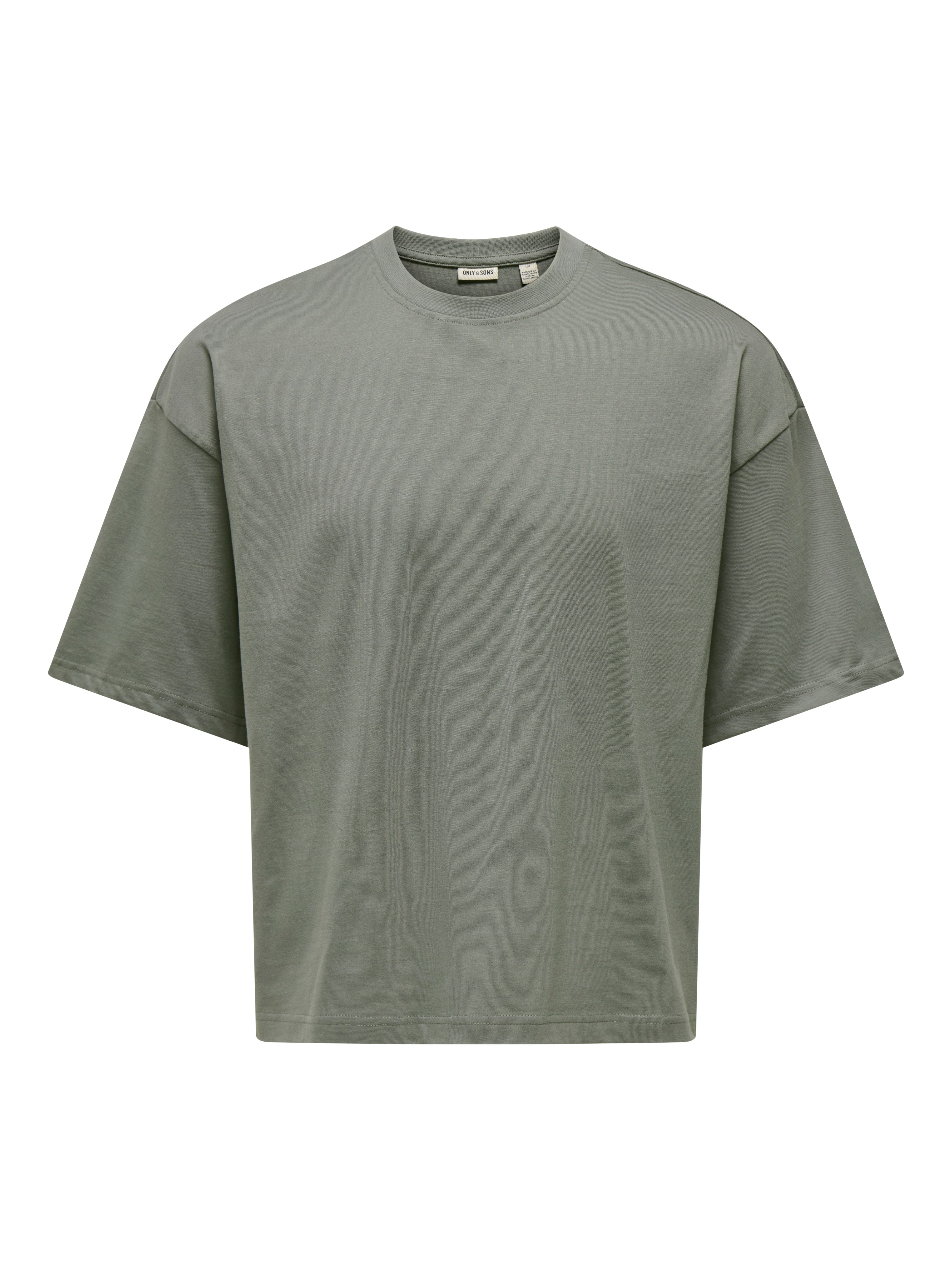 T-shirt Fred Relaxed Grigio Fango