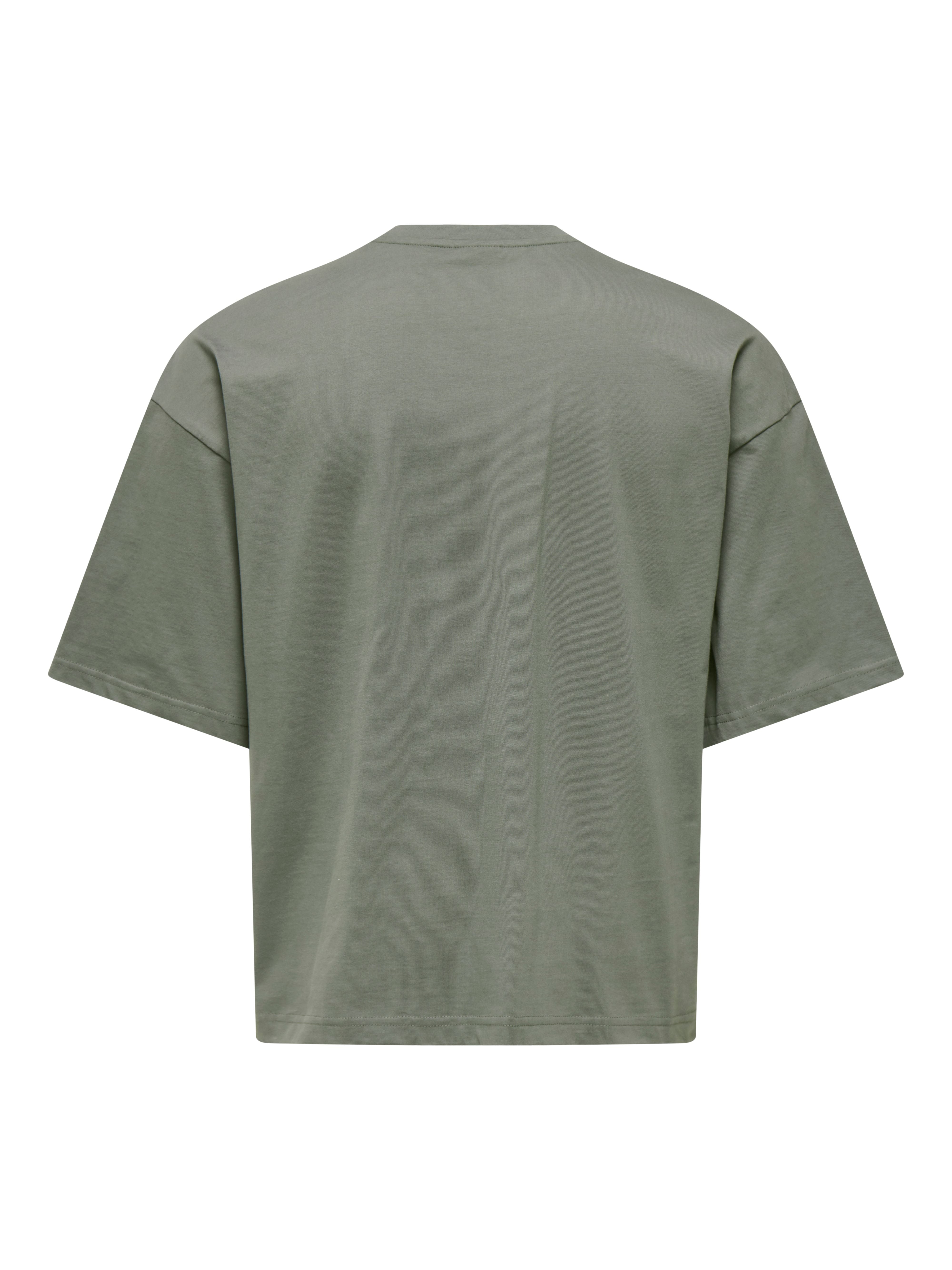 T-shirt Fred Relaxed Grigio Fango