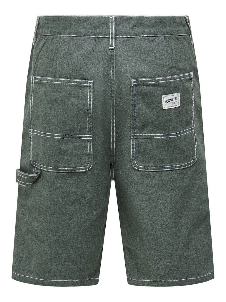 Shorts Zeland in jeans leggero dark green