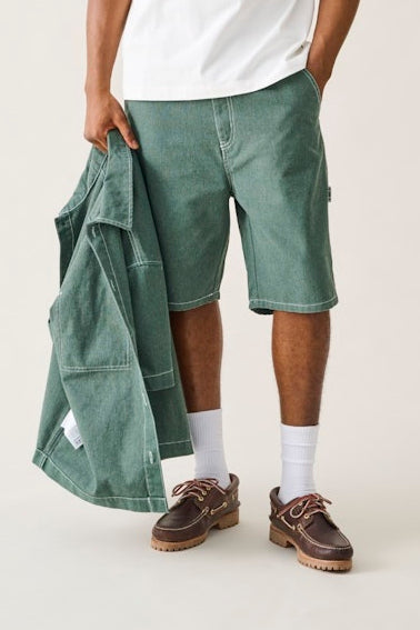 Shorts Zeland in jeans leggero dark green