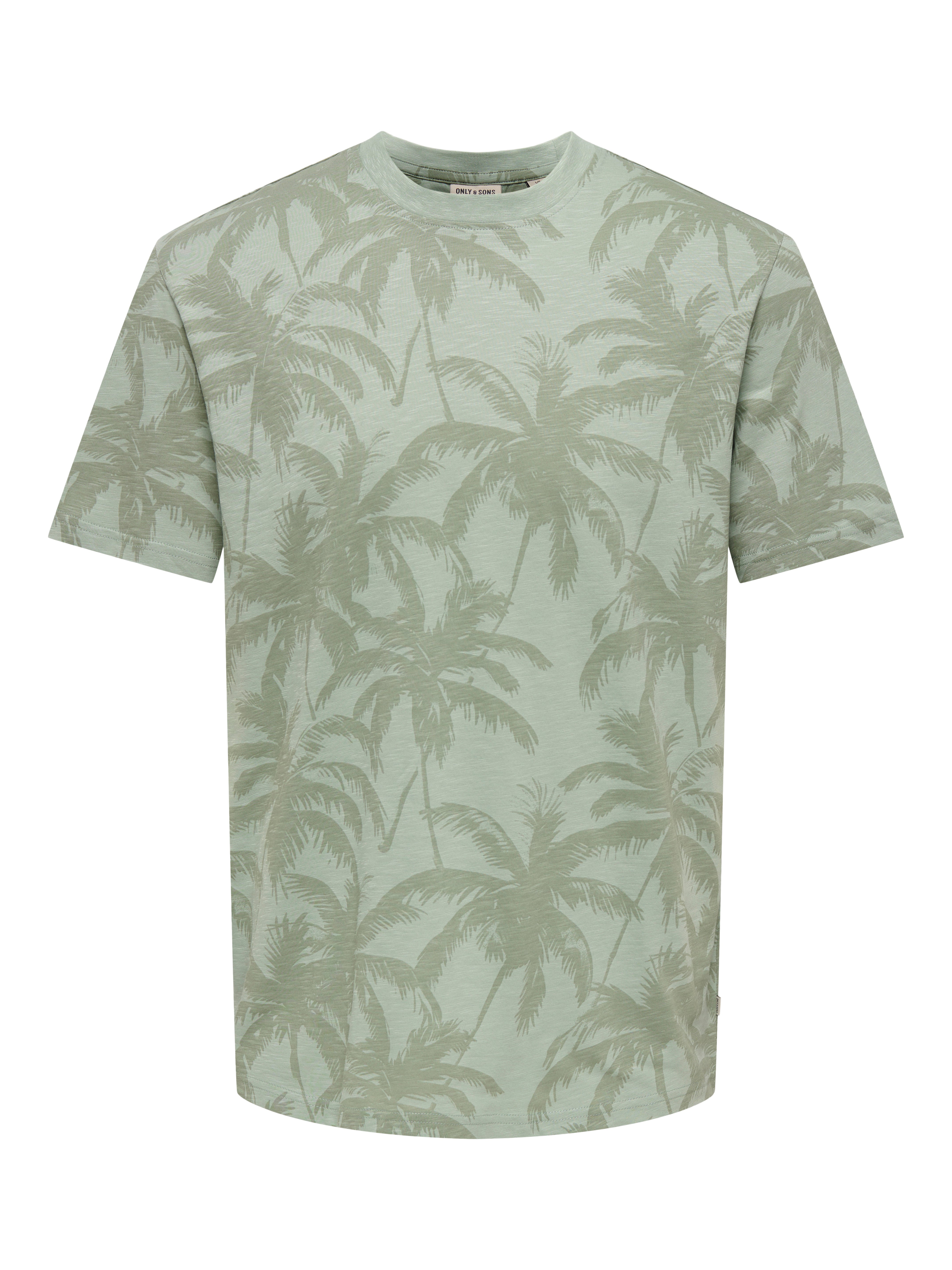 T-shirt Perry con Palme Verde