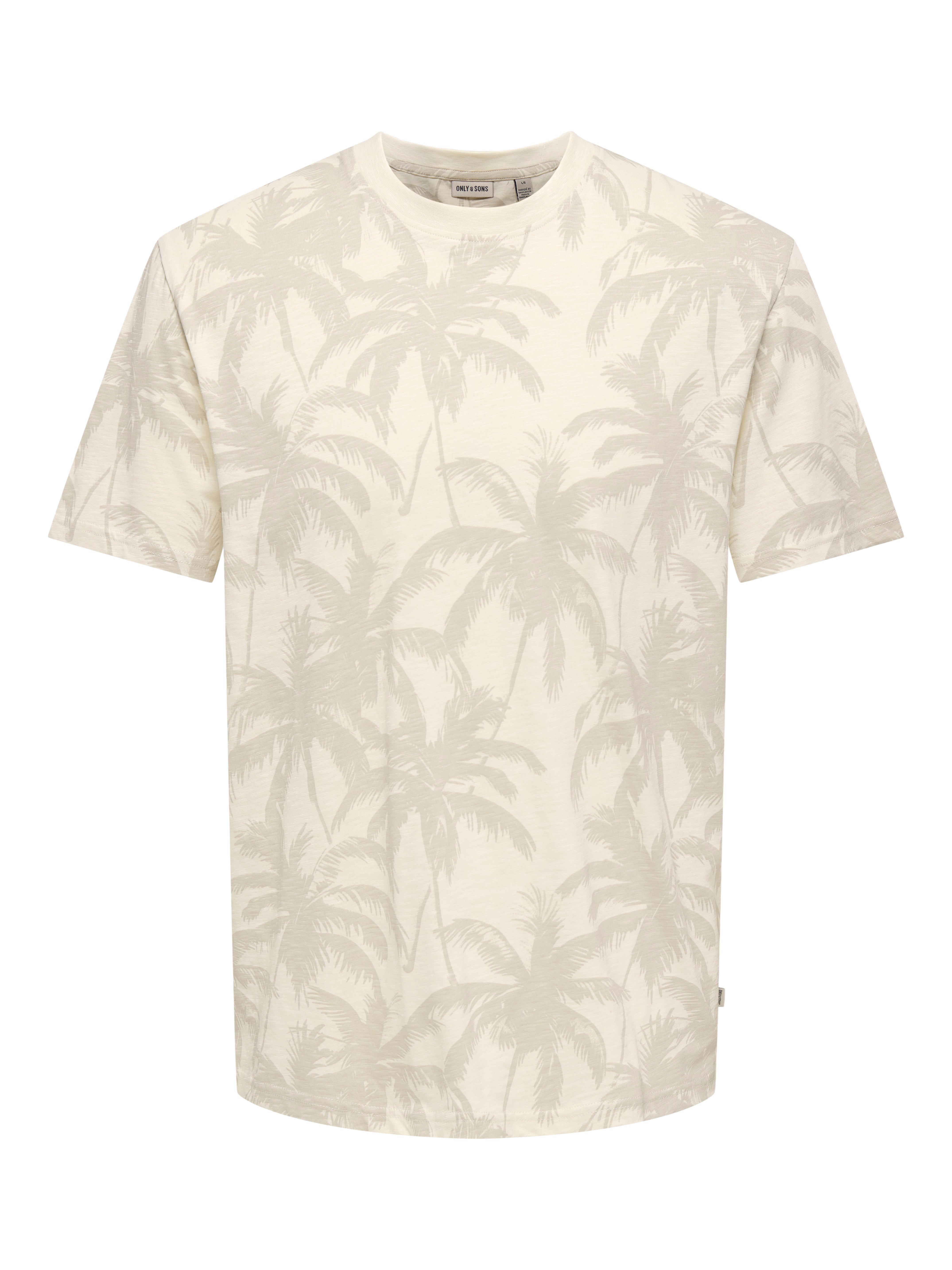 T-shirt Perry con Palme Sabbia