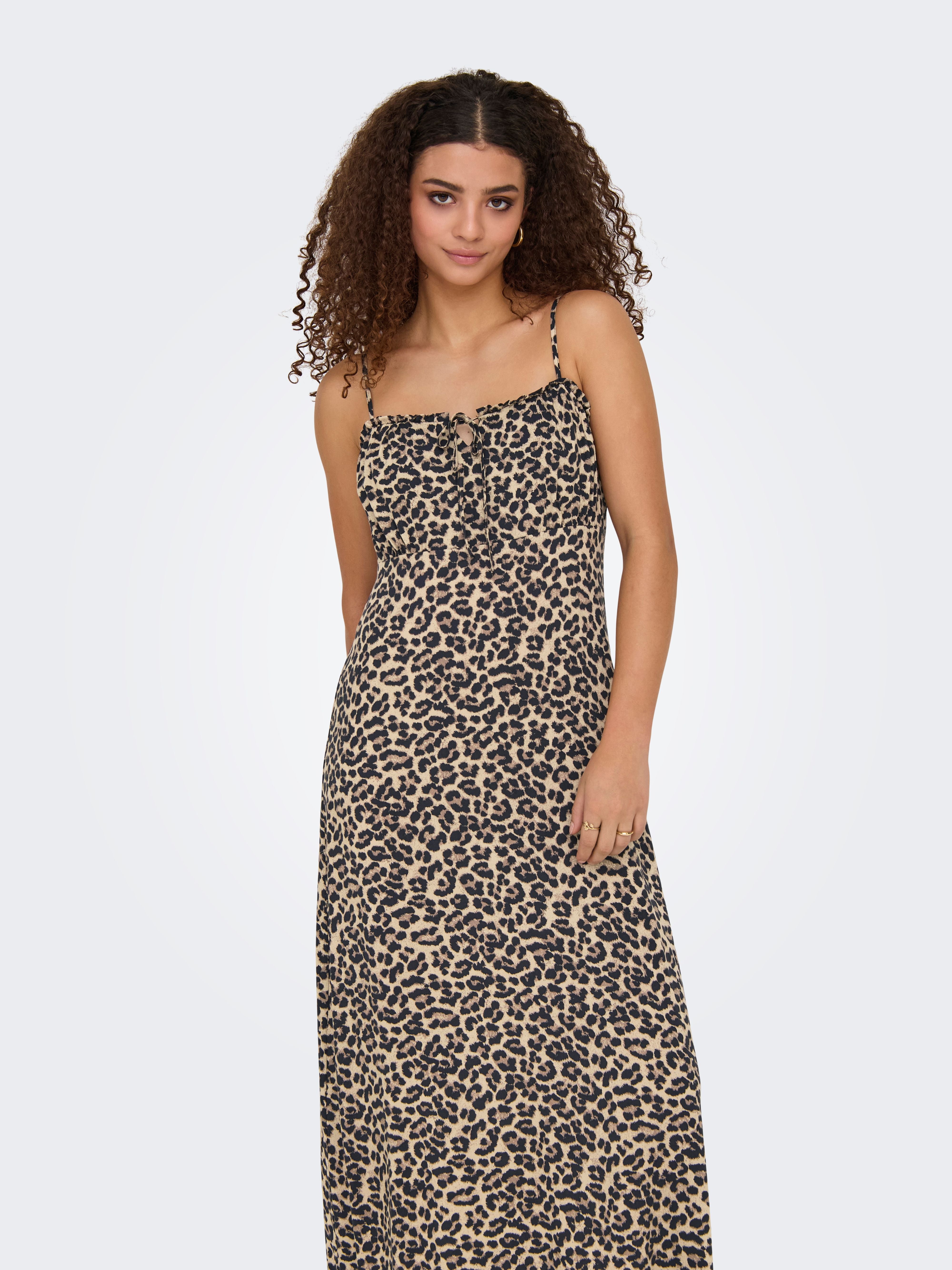 Abito Lungo Nelly Leopardato